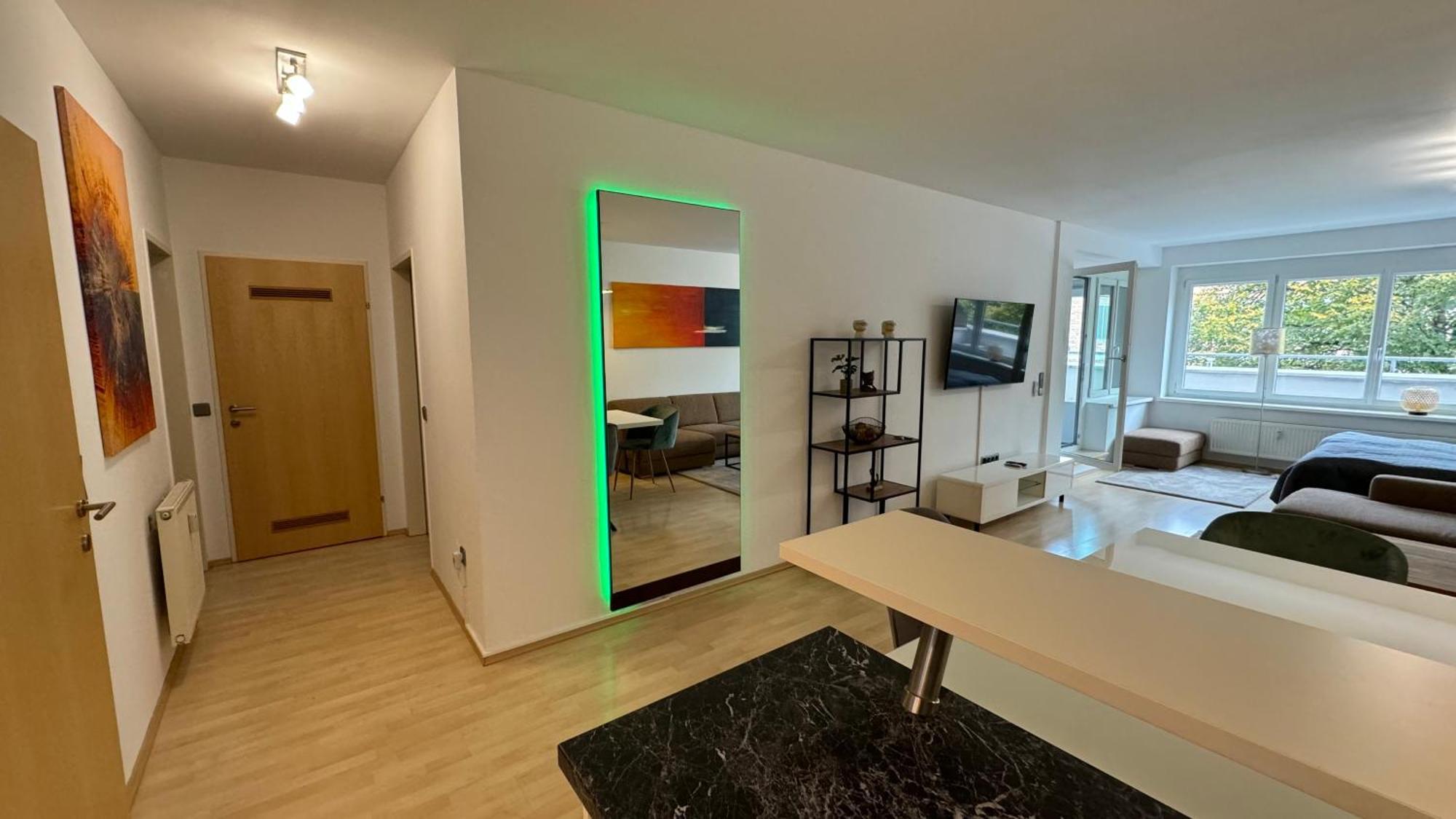 City Apartement Linz Fuer 5 Gaeste Mit Self-Checkin Und Kueche Esterno foto